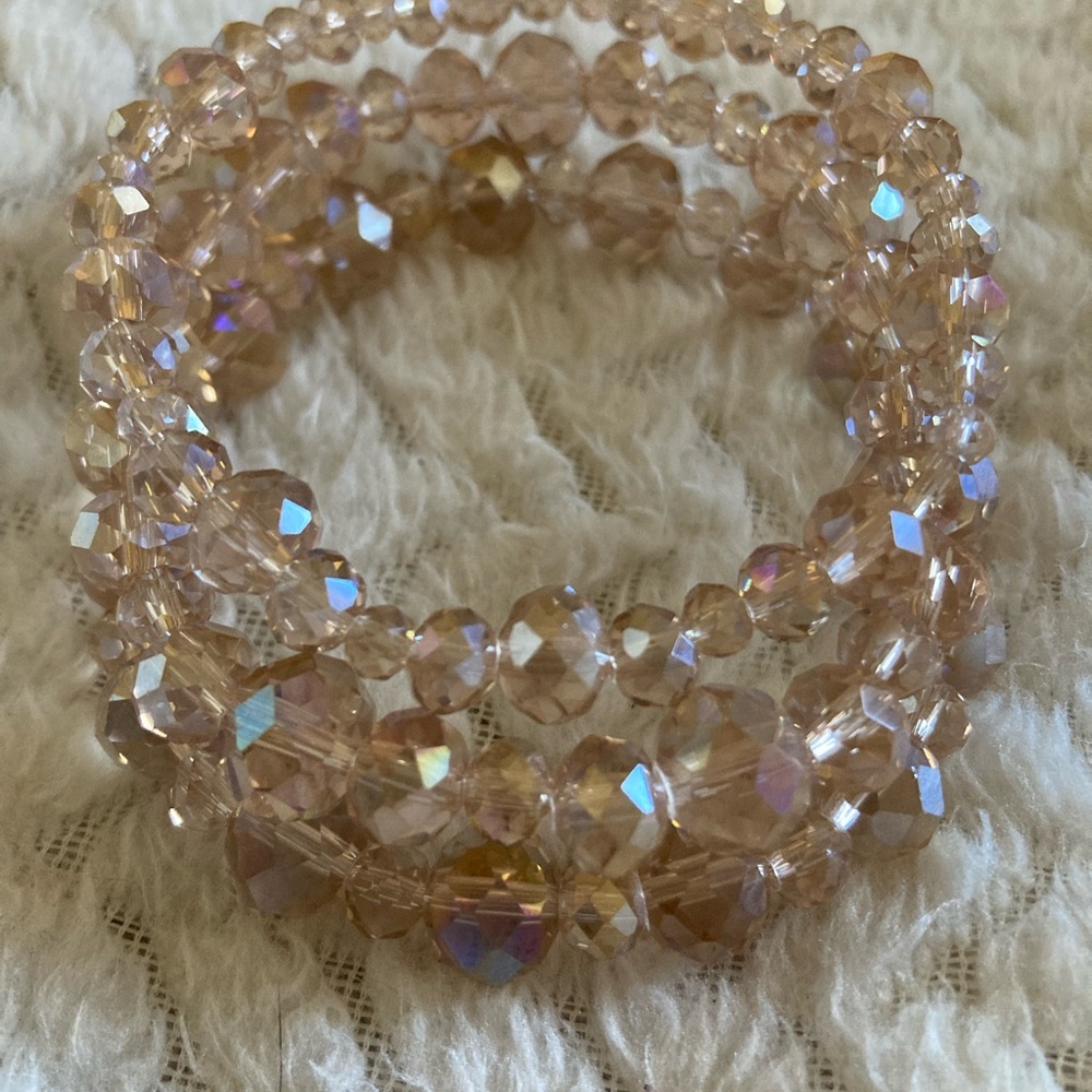 Handmade Crystal Beaded Bracelet Set